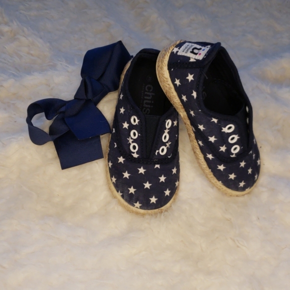 😍Pre-loved Chüs Star Printed Baby Shoes😍 - Picture 2 of 10
